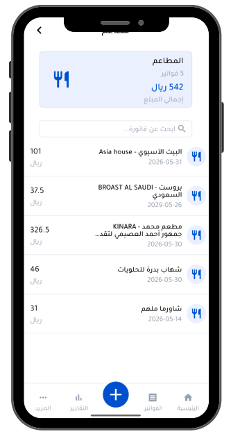 Fawterha restaurants category screen